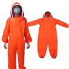 Оранжевый цельный костюм пчеловода, защитная одежда для пчеловодства, оборудование для пчеловодства(XXL )