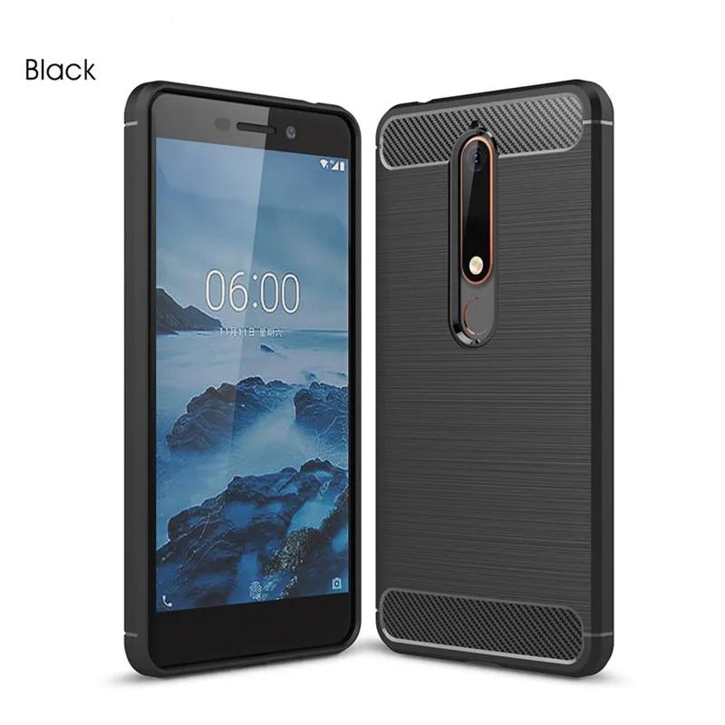 Для Nokia 6.1 nokia6.1 Чехол для телефона Мягкий силиконовый чехол для Nokia 6.1 Роскошные матовые защитные чехлы Coque Fundas