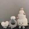 Rainbow Cake Diamond Ring Jellycat Doll Plush Toy - Valentine's Day Gift