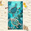 Shore Stylish Swimming Towel Absorbent Beach Blanket Sea Turtle Beach Towel  Summer