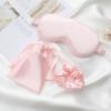 3PCS Satin Sleep Gift Set, Sleep Eye Mask, Satin Scrunchie & Matching Drawstring Bag, Light Blocking Travel Sleep Accessories for Women