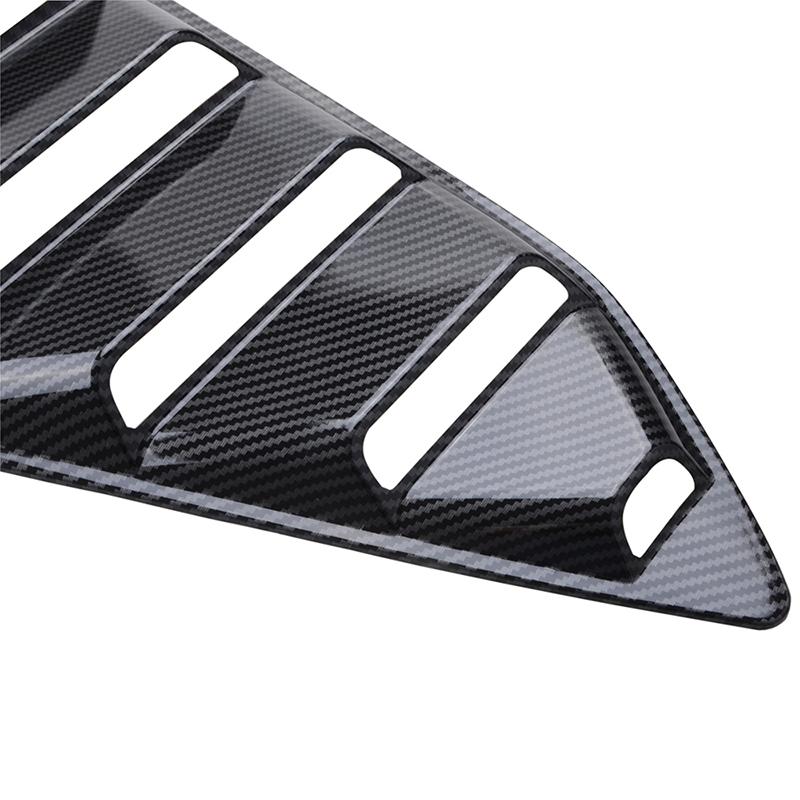 Жалюзи на боковое окно, вентиляционный совок, боковое окно, 1/4 четверти, жалюзи, спойлер, вентиляционные отверстия, пригодные для автомобиля Chevy Camaro 2016-2018