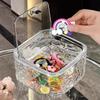 Hair Accessories Organizer Storage Box Clear Acrylic Hair Tie Organizer for Headband Laundry Pods Container Desk Organizer