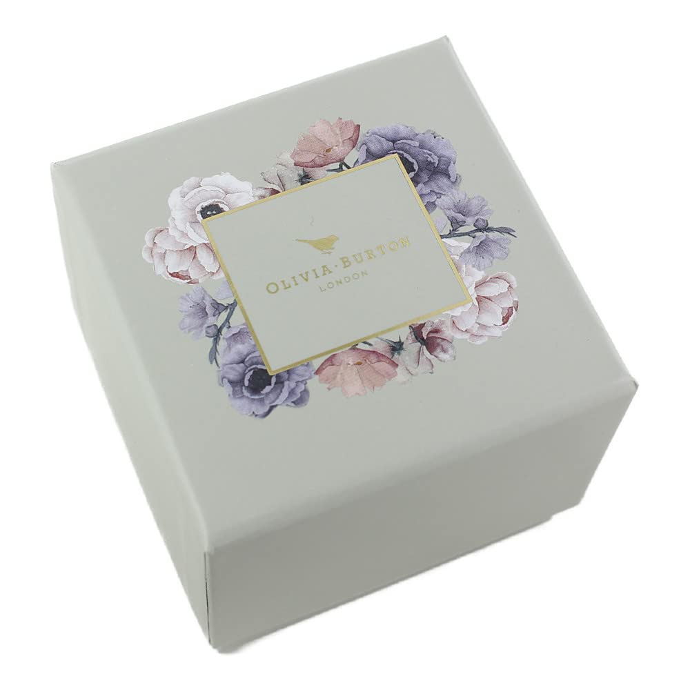 Часы OLIVIA BURTON Enchanted Garden с серым кожаным ремешком OB16EG109