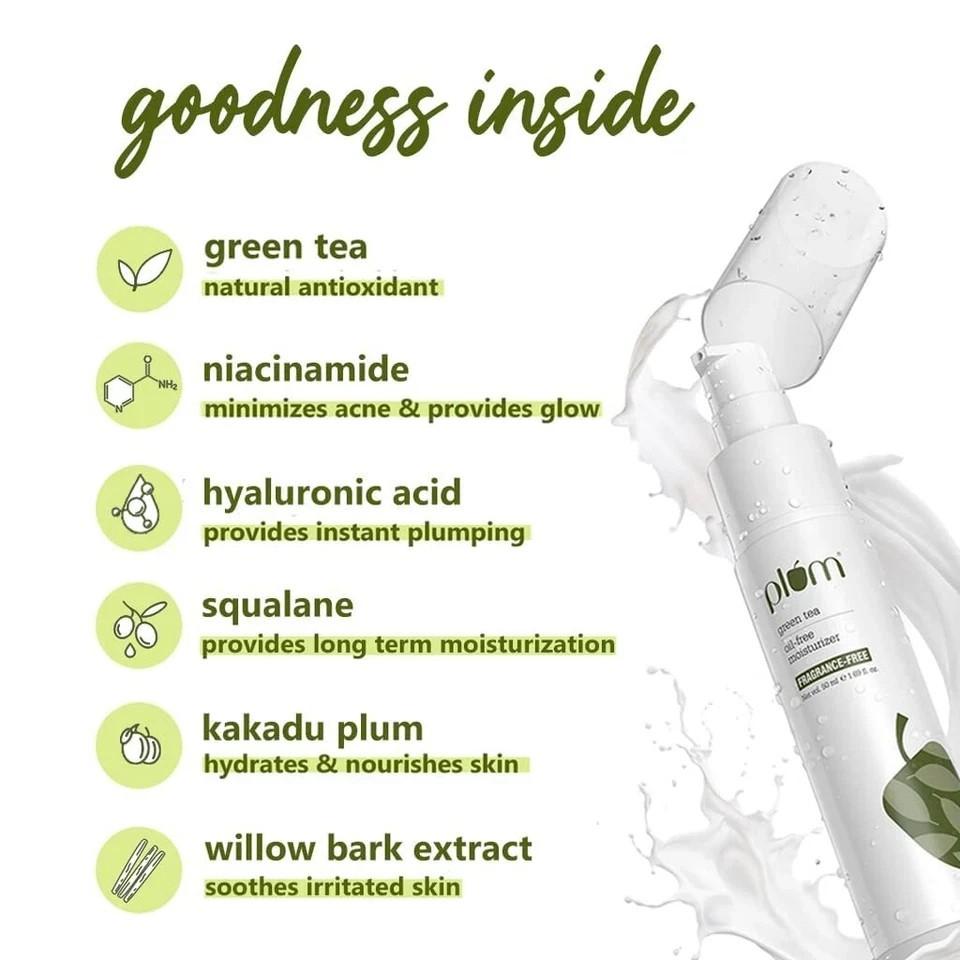 Plum Green Tea Oil Free Moisturizer for Daily Use For Bright Face - 50ml
