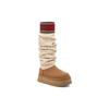 UGG Классический свитер Letter Tall Chestnut женские кроссовки коричневые 1144044-CHE