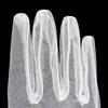 Mesh Bridal Gloves Solid Color Lace Hand Covers Fashion Stage Performance Gloves  For Women