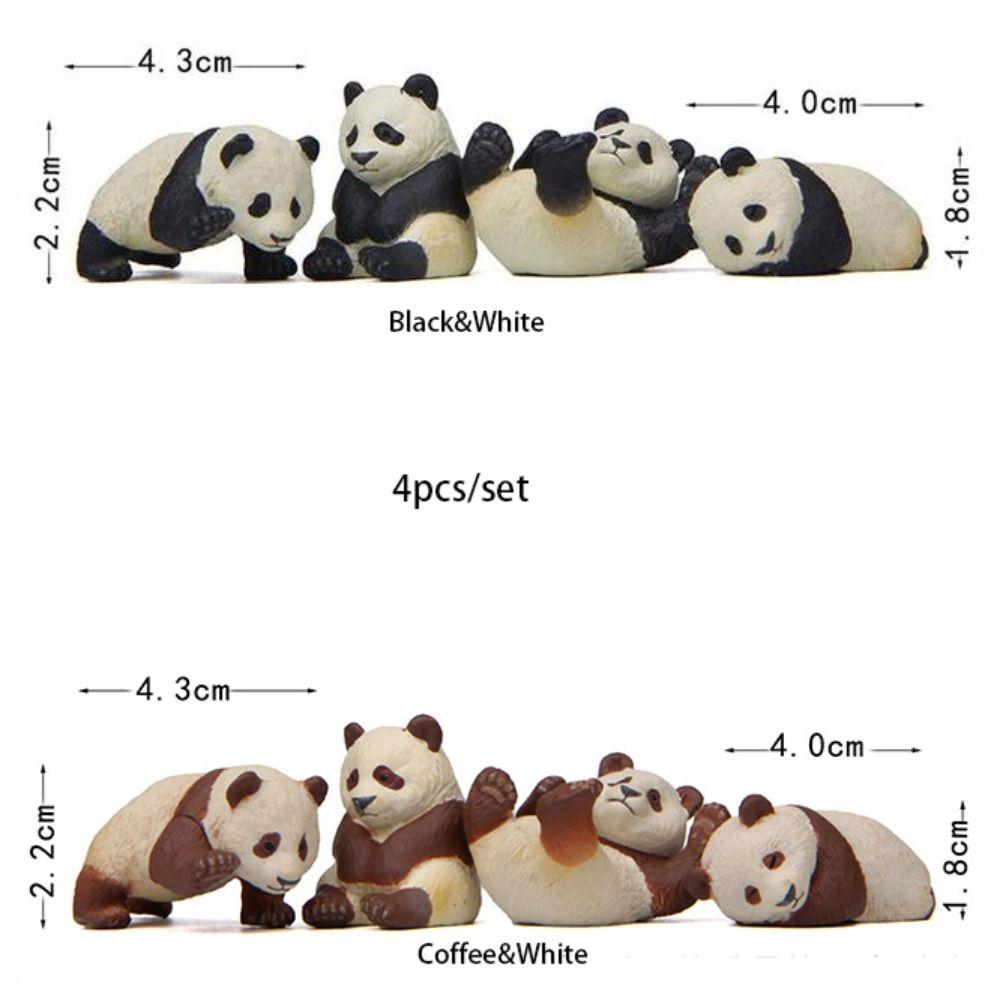 Hand-made Animal Model DIY Miniature Figurines 2-color Landscaping Dolls Bonsai
