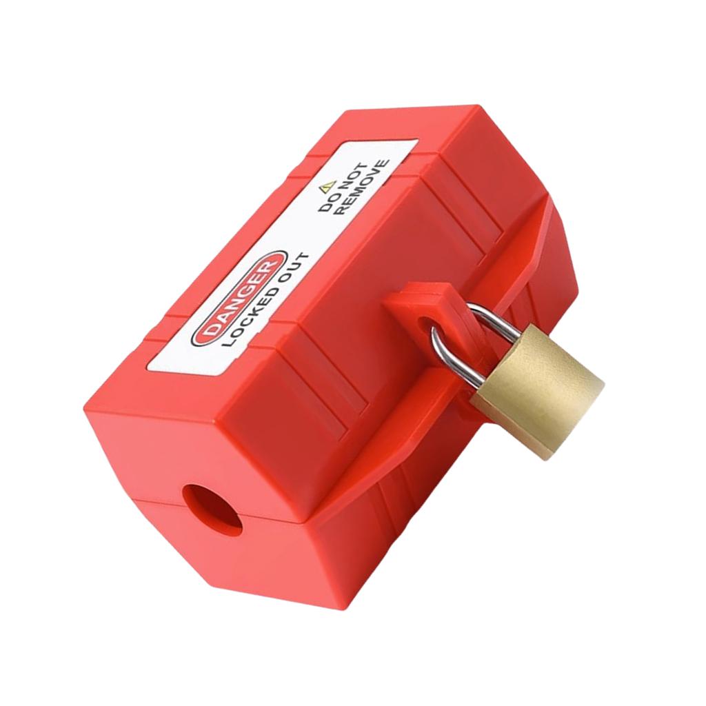 Plug Lockout Device with Locking Tag Plastic Tag Out Plug Power Lock Electric Plug & Thermostat Plug Lock Enduring