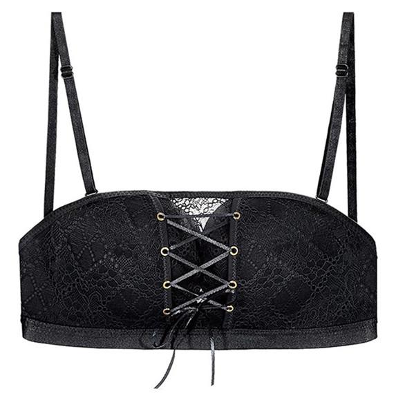 Women's Strapless Stealth Bra Wire Free Bra Bandage Brassiere Tira Underwear