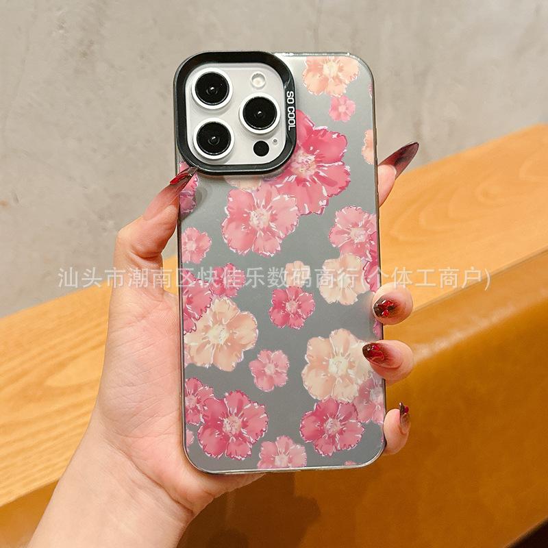 Масляная живопись ретро цветок для чехла iPhone17ProMax/16/15/14/13/12/11 iPhone xs