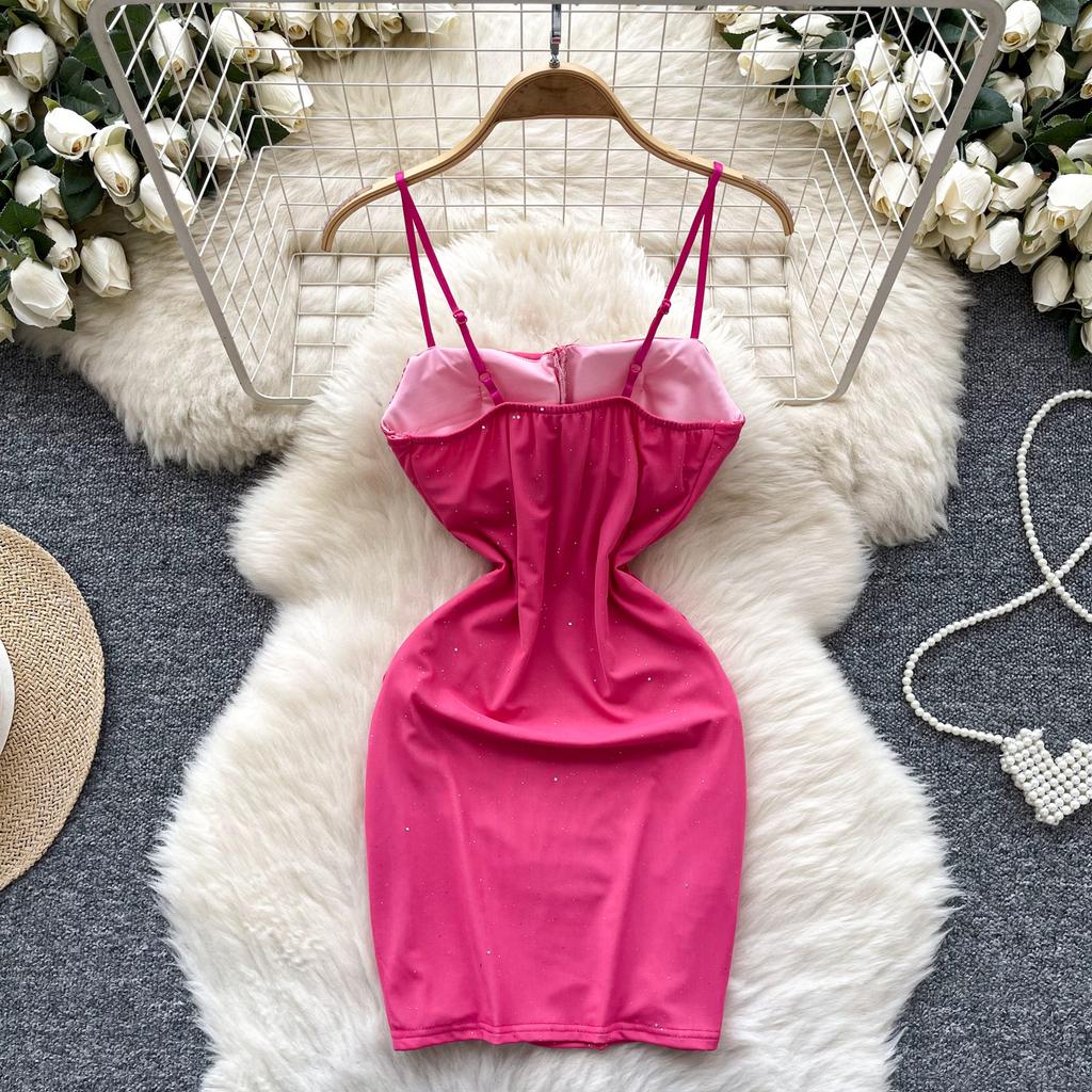 Летние женские сексуальные тонкие облегающие мини-короткие платья для вечеринок на тонких бретельках с открытой спиной