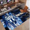 Personalized Crystal Velvet Carpet FC Zürich Pattern Non Slip Floor Rug