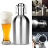 64oz Stainless Steel Beer Growler Swing Top Hip Flask Ultimate 1.9L Beer Bottle