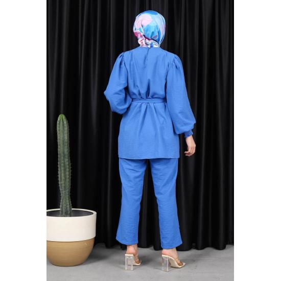 Женский комплект брюк-туник Gipeli с рукавами разных цветов