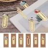 Gift Cartoon Gold-plated Cute Cats Label Bookmark Book Folder