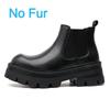 Italian Chelsea Casual Leather Boots Men Thick Bottom Antiskid Biker Boot High Top Popular Trendy All-match Street Outdoor Shoes
