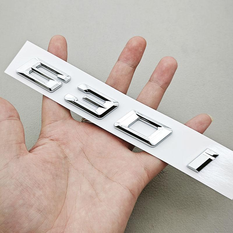 NEW 3D ABS Car Letters Logo 630i 640i 650i Sticekr Rear Trunk Badge Emblem Decal For BMW 630i 640i 650i F12 F13 F06 Tail Marking