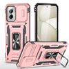Armor Series For Motorola Moto G Stylus 5G (2024) Case PC+TPU Lens Protection Kickstand Phone Cover