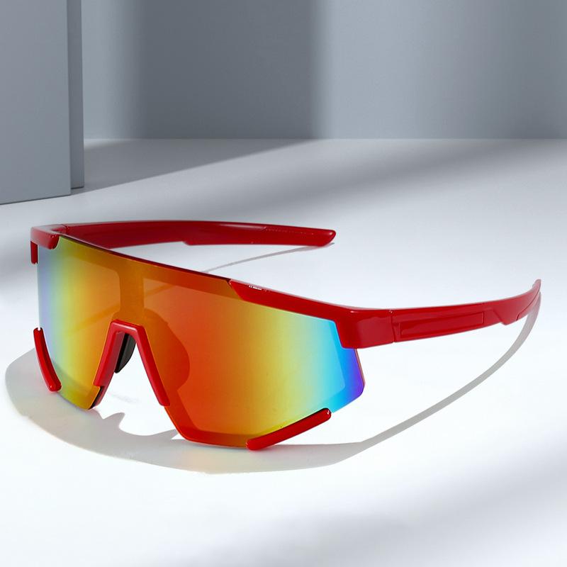 European and American new sports sunglasses men's and women's cycling sunglasses colorful sunglasses