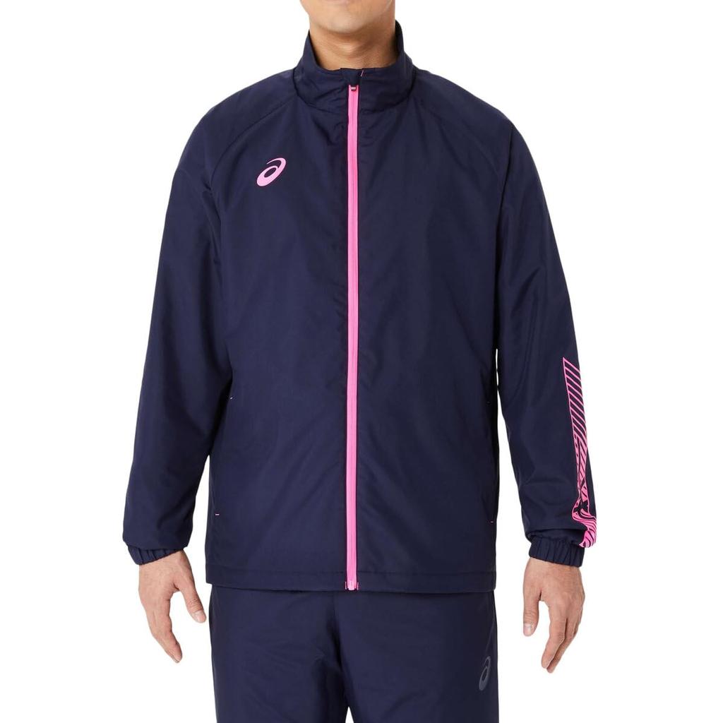 Training Wear Tricot Breaker Jacket 2031E745 Midnight X Hot Pink 3XL [ASICS] Men's