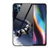 Super Cute Panda Glass Case For Iphone 13 12 11 Pro Max 12Pro XS Max XR X 7 8 Plus SE 2020 Mini Case Tempered Back Cover