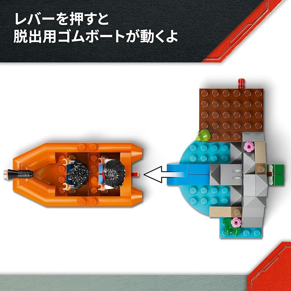 LEGO Jurassic World T-Rex River Escape Building Toy for Kids Ages 5-8, Educational, Dinosaur Theme, 76975