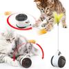Tumbler Swing Toys for Cats Kitten Interactive Balance Car Cat Chasing Toy with Catnip Funny Pet Products for Dropshipping