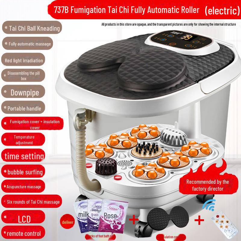 Автоматическая электрическая ванна-массажер для ног с подогревом и постоянным контролем температуры