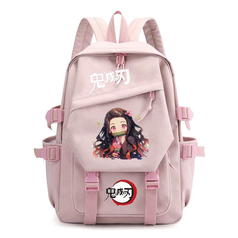 Japan cartoon comics Demon Slayer Instagram Backpack, Japanese Retro Style, Large Capacity Student Backpack 0016 KTB