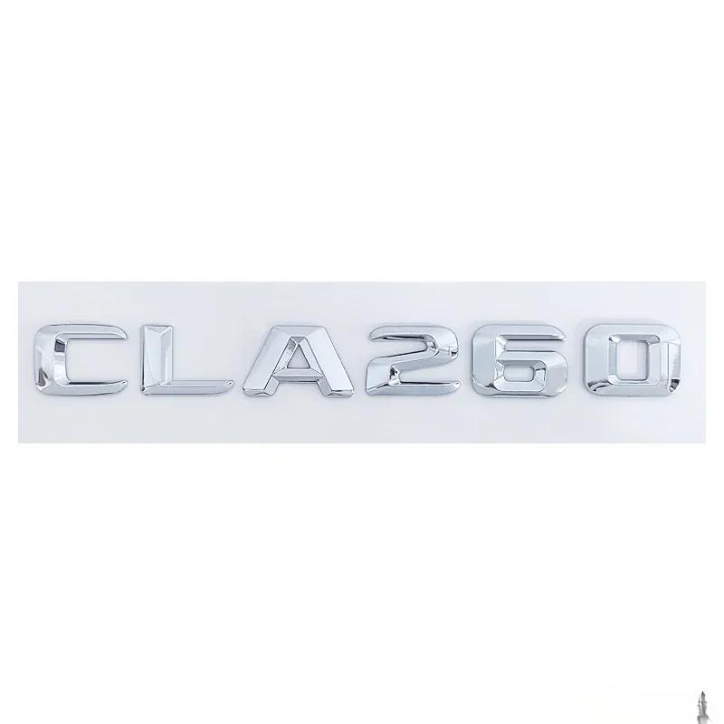 ABS Car Rear Trunk Emblem Sticker Letter Decal for Mercedes benz C63 A45 E320L E350L S400L A220L ML350 GLS450 CLA260 Accessories LZ4