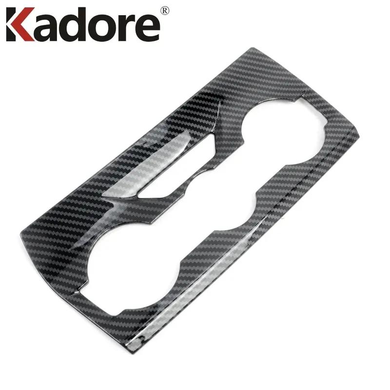 Car Center Air Condition Switch Button Panel Cover Trim For Subaru Forester SK Carbon Fiber Interior Accessories