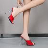 Women’s Sexy Heels Sandals 11cm High Fashion Heels Girls Shoe Slipper 2022 Summer Sandals