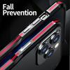 Для IPhone 14 Pro Max Armor Case Роскошный металлический каркас для IPhone 13 12 11 X XR XS 7 8 Легкий противоударный бампер из алюминиевого сплава