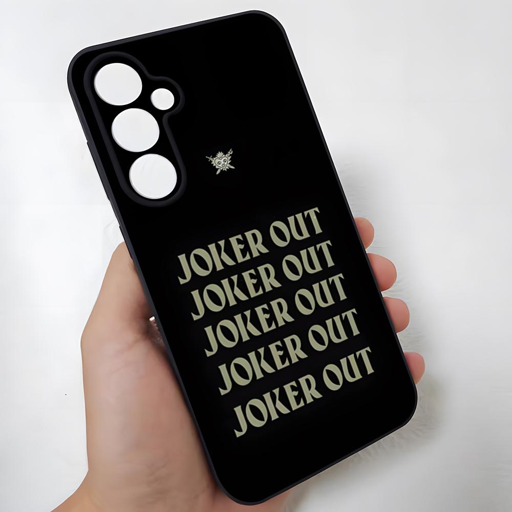 Чехол для телефона группы Joker Out для Samsung S25 Edge S24 S23 S22 S21 S20 Ultra Plus Fe Galaxy A54 A53 A34 A25 A16