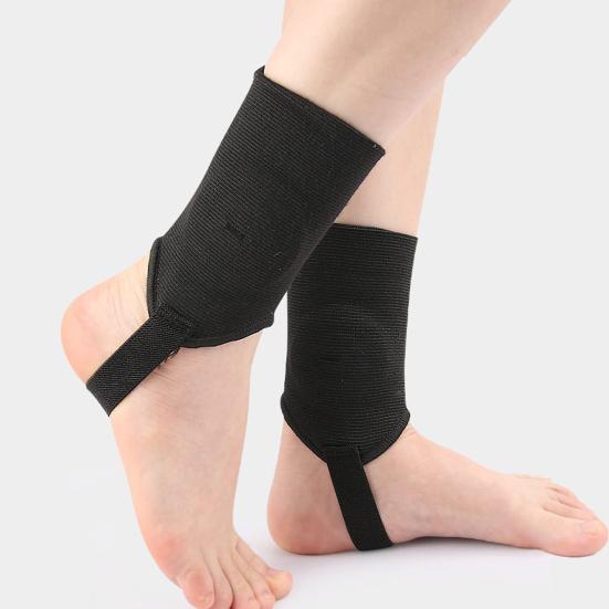 1 Pair Soccer Ankle Guards Protector Breathable High Elastic Shockproof Friendly To Skin Sports Ankle Support Braces