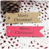 100pcs DIY Party Supplies Home Decor Christmas Ornaments Xmas Hanging Kraft Paper Tags Gifts Label