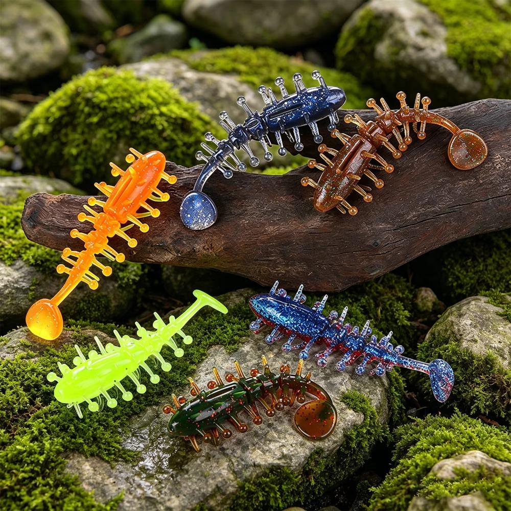 4Pcs/Set 6cm 2.3g Sea Cucumber Lure Floating Lure Fishing Lures New Bionic Lure Saltwater Fishing