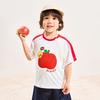 B. Duck Yellow Duck Children's Clothing 2026 Summer New Printed Top Versatile Short T-shirt for Boys and Girls