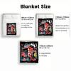 Anime Flannel thin Blanket for Bedrooms,Living Rooms,Sofas Blankets,Offices,Lunch Breaks,Picnics,blankets fluffy