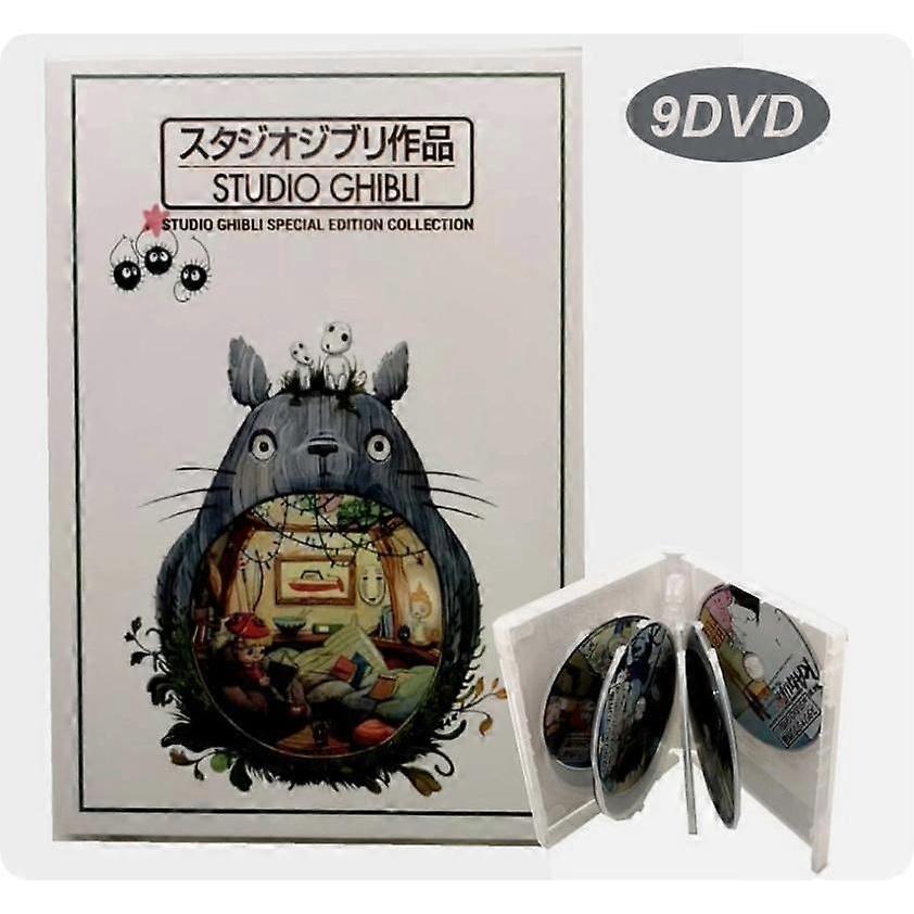 Коллекция фильмов Studio Ghibli 9DVD Английская версия 25 Фильмов Набор из Фильмов Все Регионы