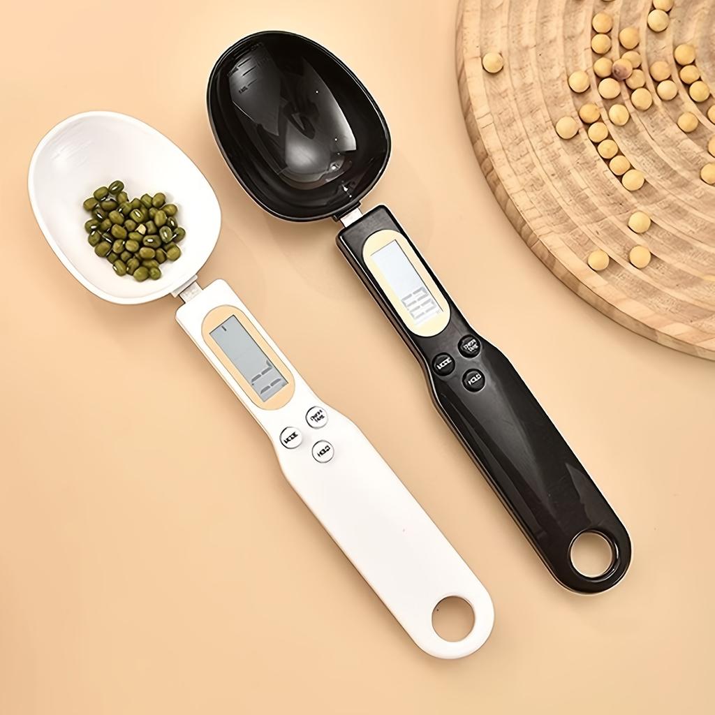 2 шт. Многофункциональные кухонные весы-ложка, Цифровая мерная ложка, Точность 0,1 г и Вместимость 800 г +500 г, Идеально подходит для приготовления еды и точности рецептов