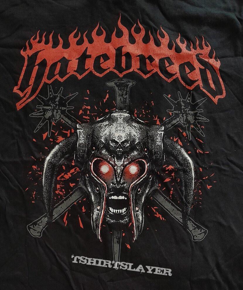 Подарок для друзей Футболка с логотипом группы Hatebreed Черная Хлопок Все размеры Унисекс
