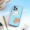 Милый Чехол для Телефона BuBu-DuDu Du Для iPhone 17,16,15,14,13,12,11 Plus,Pro Max,XS,Мягкий Силиконовый Черный Чехол