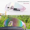 White Frame Photochromic Cycling Glasses - Day & Night UV Protection for Men & Women