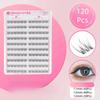 Comic Eye Glue Free Fake Eyelashes Soft Cluster False Lashes Individual Fake Eyelashes  Make Up