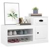 VidaXL Shoe Cabinet White 100x42x60 Cm Engineered Wood 816416
