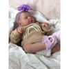 Куклы Reborn Baby Dolls Девочка 45 см 17,7 дюйма Реалистичные куклы новорожденных младенцев, которые выглядят как настоящие куклы, мягкое силиконовое виниловое тело