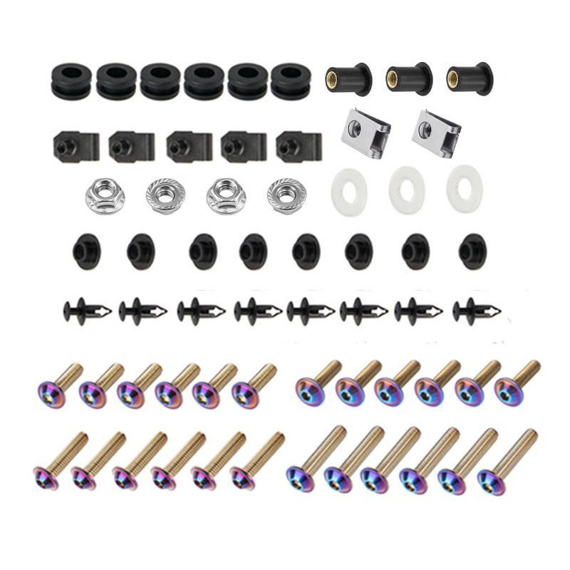 Комплект болтов для обтекателя мотоцикла, винты корпуса, гайки из нержавеющей стали для Suzuki GSXR1000 GSX-R1000 2007-2008 K7 K8