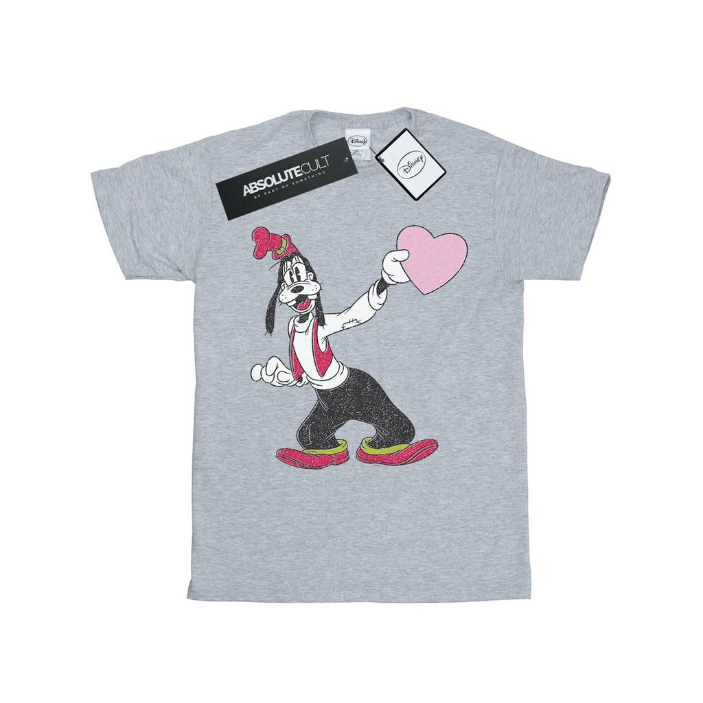 Disney Mens Goofy Love Heart T-Shirt